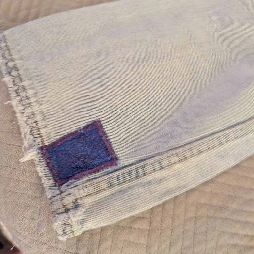 Levi's 505 Patchwork Embroidered Jeans - Picture 11 of 13